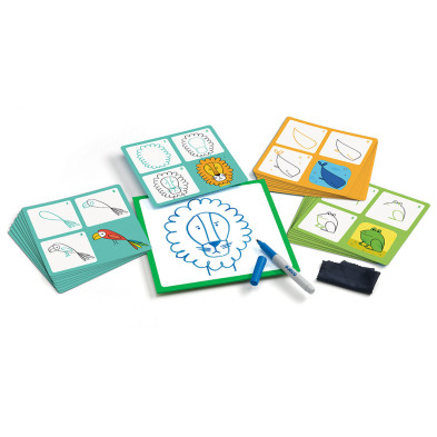 Djeco ζωγραφική βήμα-βήμα Ζωάκια 08319