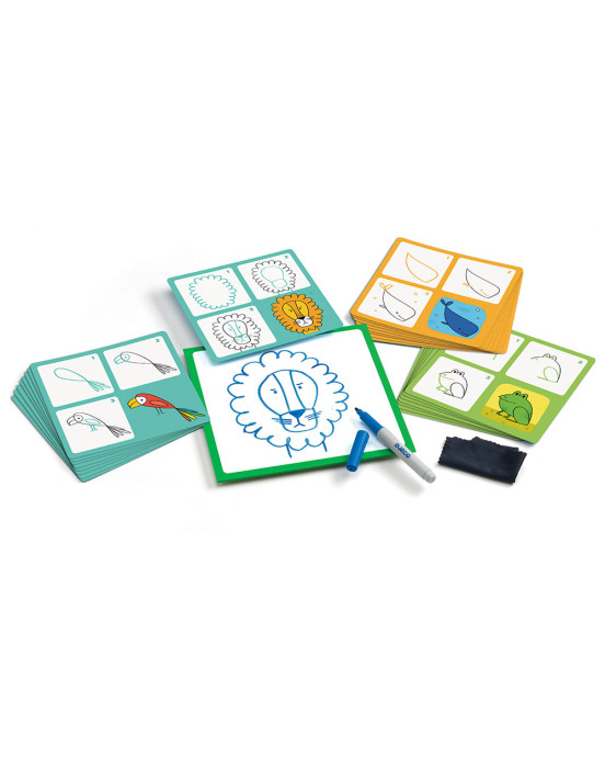 Djeco ζωγραφική βήμα-βήμα Ζωάκια 08319