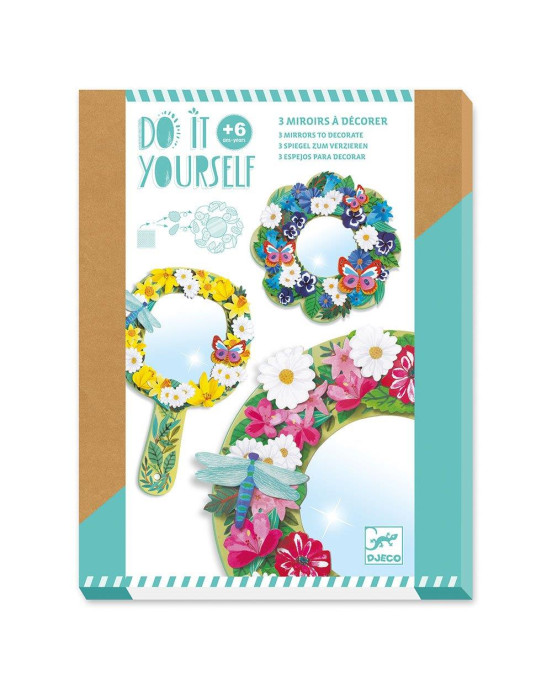 Djeco DIY Φτιάχνω Καθρέφτες με λουλούδια  07908