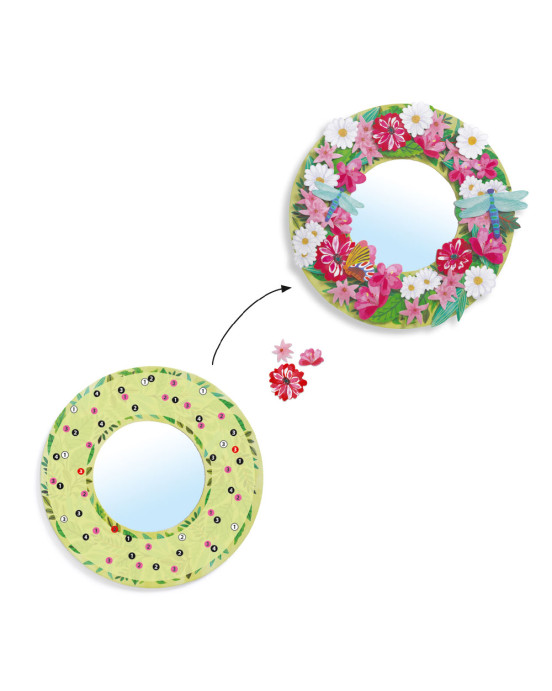 Djeco DIY Φτιάχνω Καθρέφτες με λουλούδια  07908