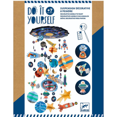 Djeco DIY Φτιάχνω & χρωματίζω μόμπιλε Ηλιακό σύστημα 07993