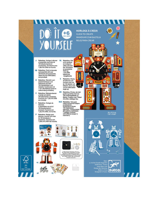 Djeco DIY Φτιάχνω ρομπότ 07984