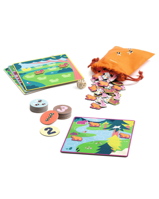 Djeco Eduludo 4 επιτραπέζια σε 1 με αριθμούς 08265