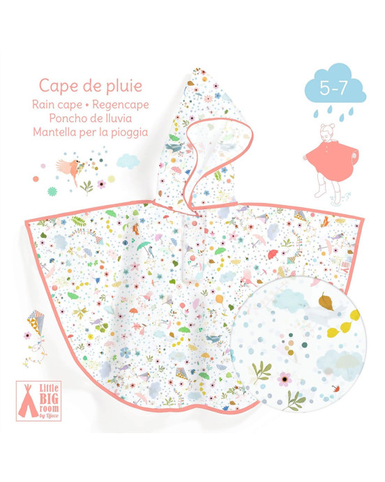 Djeco Αδιάβροχη κάπα "Χαρταετοί"5 -7 ετών 04680