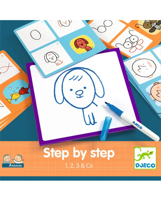 Djeco ζωγραφική βήμα-βήμα 'Αριθμοί' 08327