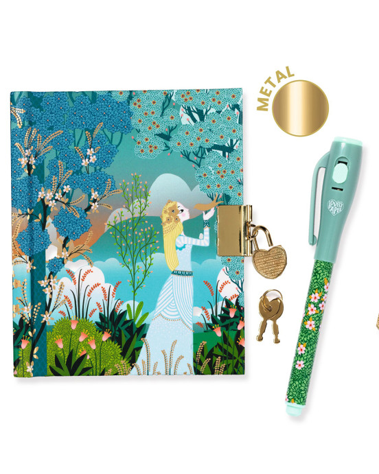 Djeco Ημερολόγιο με κλειδαριά και μαγικό μαρκαδόρο "Charlotte" 03652