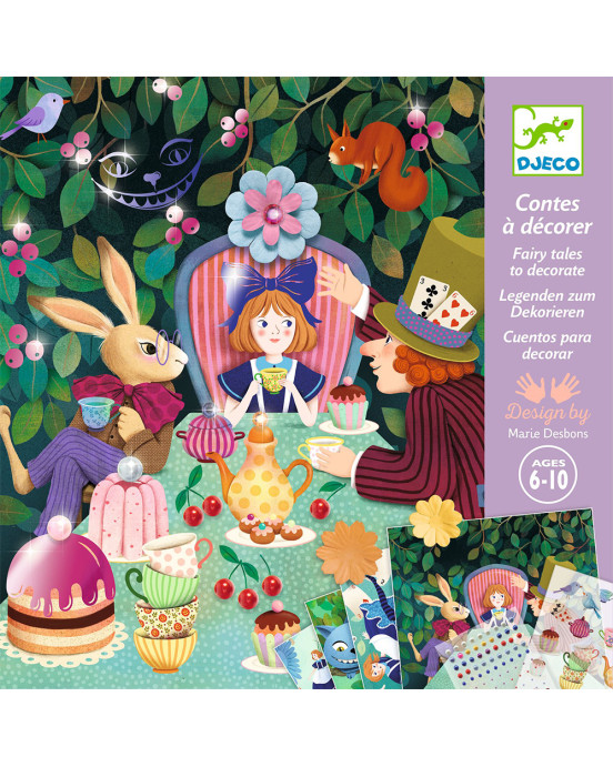 Djeco σετ καλλιτεχνικών & δημιουργικής απασχόλησης "Στην χώρα των Θαυμάτων" 09428