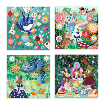 Djeco σετ καλλιτεχνικών & δημιουργικής απασχόλησης "Στην χώρα των Θαυμάτων" 09428