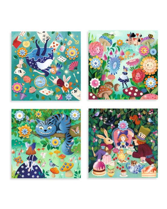 Djeco σετ καλλιτεχνικών & δημιουργικής απασχόλησης "Στην χώρα των Θαυμάτων" 09428