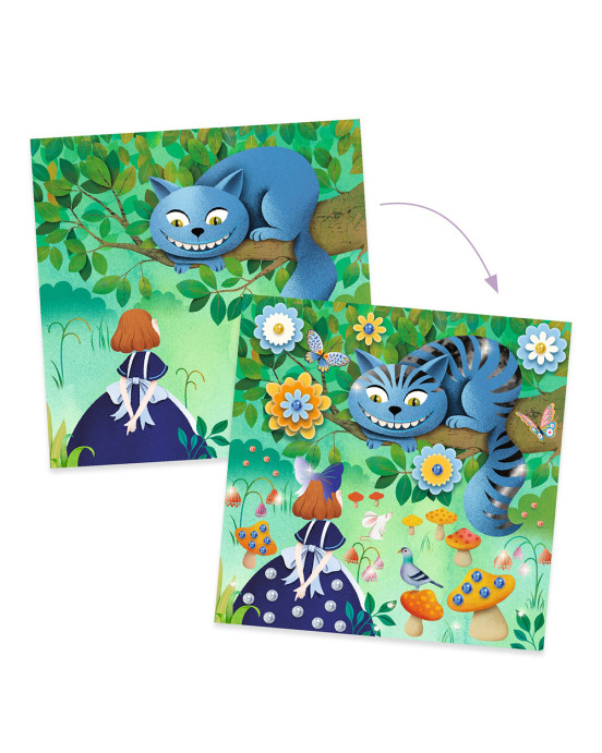 Djeco σετ καλλιτεχνικών & δημιουργικής απασχόλησης "Στην χώρα των Θαυμάτων" 09428