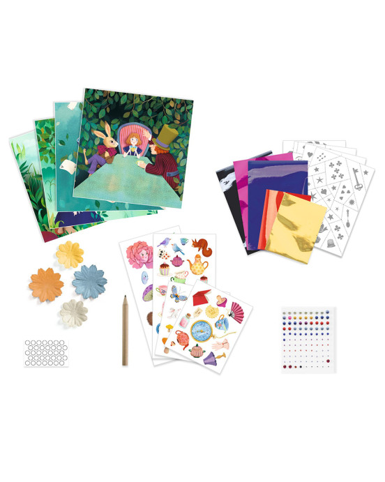 Djeco σετ καλλιτεχνικών & δημιουργικής απασχόλησης "Στην χώρα των Θαυμάτων" 09428