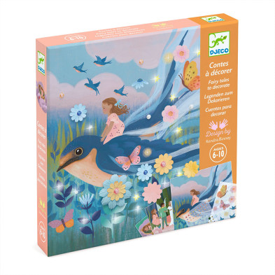 Djeco σετ καλλιτεχνικών & δημιουργικής απασχόλησης "Παραμυθένιες εικόνες'' 09429