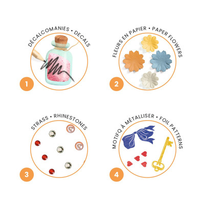 Djeco σετ καλλιτεχνικών & δημιουργικής απασχόλησης "Παραμυθένιες εικόνες'' 09429
