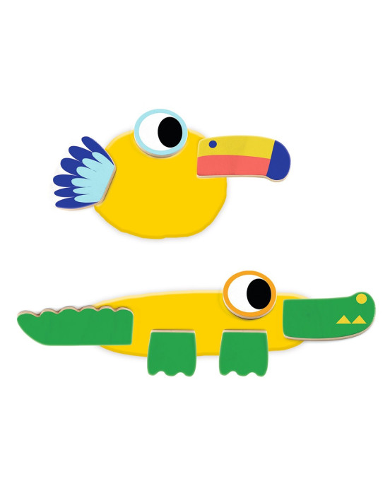 Djeco Χειροτεχνία με πλαστοζυμαράκι Αστεία ζωάκια 09030