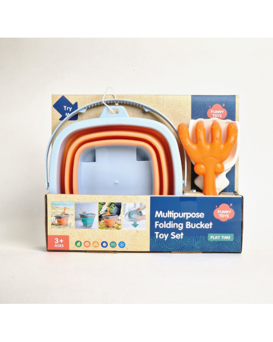 Tsironis Κουβάς αναδιπλούμενος - εύκαμπτος με αξεσουάρ Παραλίας - Κηπουρικής 316145