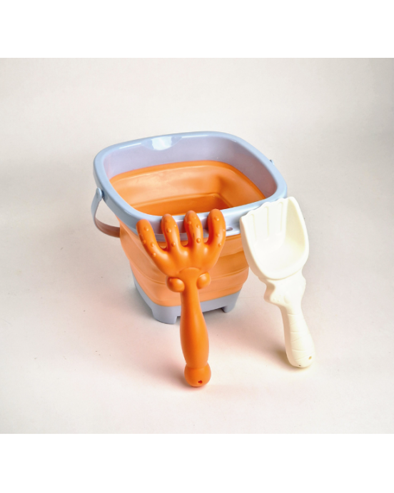 Tsironis Κουβάς αναδιπλούμενος - εύκαμπτος με αξεσουάρ Παραλίας - Κηπουρικής 316145