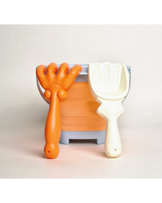 Tsironis Κουβάς αναδιπλούμενος - εύκαμπτος με αξεσουάρ Παραλίας - Κηπουρικής 316145