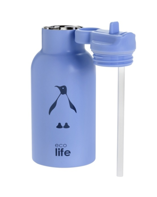 Ecolife Θερμός Παιδικός Kids Thermos 350ml Penguin 33-BO-2013