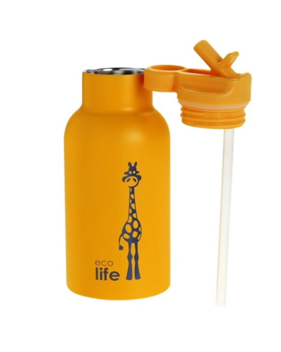 Ecolife Θερμός Παιδικός Kids Thermos 350ml Giraffe 33-BO-2016