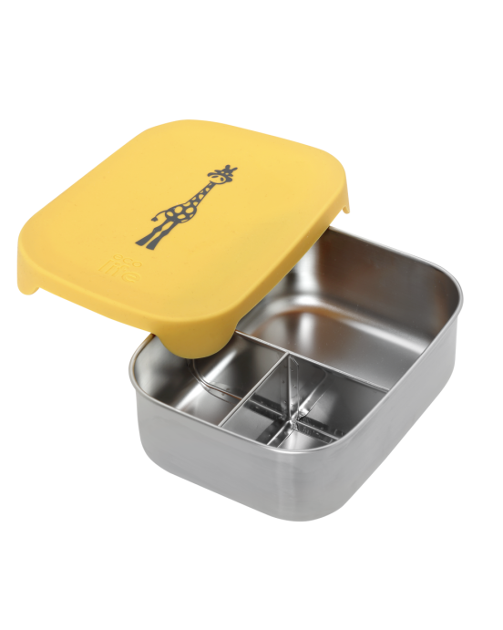 Eco life Ανοξείδωτο Φαγητοδοχείο Με Χώρισμα 800ml | Giraffe 33-FC-9089