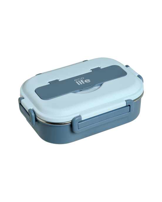 Eco life Γαλάζιο Φαγητοδοχείο 1Lt | 3 Θέσεων 33-FC-9092