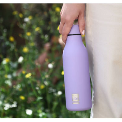 Eco life Μπουκάλι θερμός ανοξείδωτο 550ml Levander 33-BO-2353