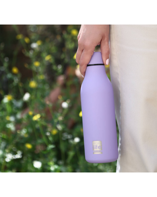 Eco life Μπουκάλι θερμός ανοξείδωτο 550ml Levander 33-BO-2353
