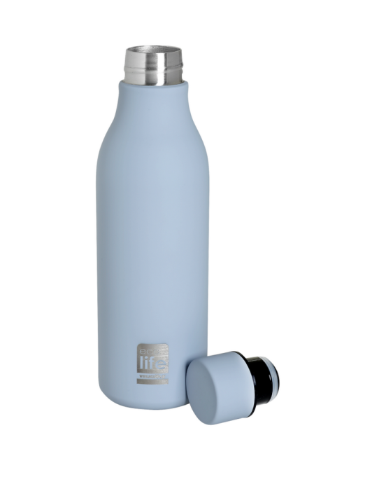 Eco life Μπουκάλι θερμός ανοξείδωτο 550ml Powder Blue 33-BO-2356