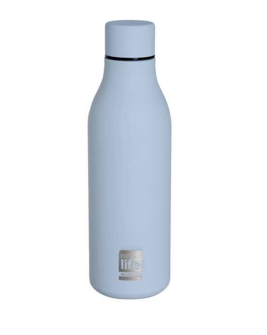 Eco life Μπουκάλι θερμός ανοξείδωτο 550ml Powder Blue 33-BO-2356