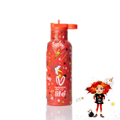 Eco life Παιδικο Παγούρι Θερμός Spitha 500ml 33-BO-2326