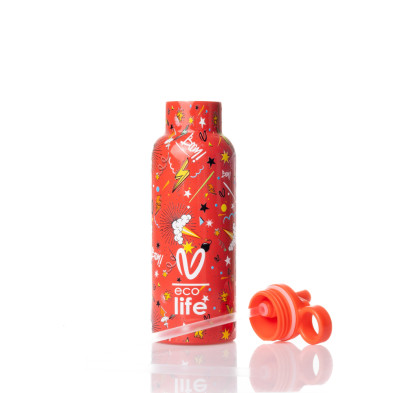 Eco life Παιδικο Παγούρι Θερμός Spitha 500ml 33-BO-2326