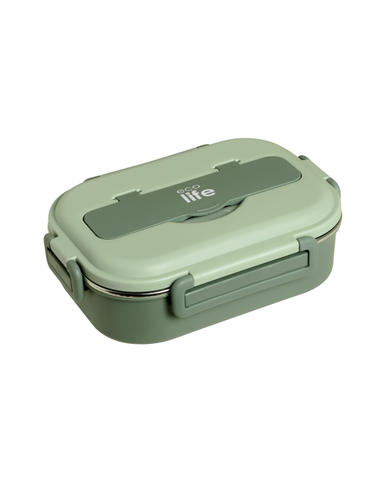 Eco life Πράσινο Φαγητοδοχείο 1Lt | 3 Θέσεων 33-FC-9093