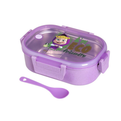 Ecolife  Φαγητοδοχείο 900ml  με χώρισμα 'Masha - Eco Friendly' 33-BO-9002