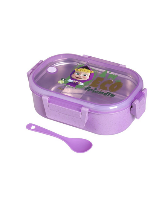 Ecolife  Φαγητοδοχείο 900ml  με χώρισμα 'Masha - Eco Friendly' 33-BO-9002