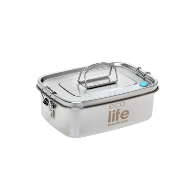 Ecolife Ανοξείδωτο Φαγητοδοχείο 1000ml Μονού Τοιχώματος    33-FC-9085