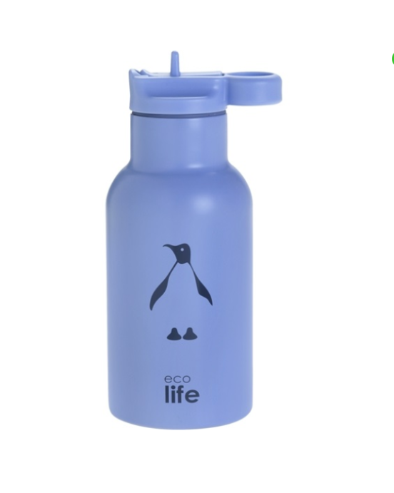 Ecolife Θερμός Παιδικός Kids Thermos 350ml Penguin 33-BO-2013