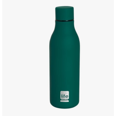 Ecolife Μπουκάλι Θερμός Ανοξείδωτο 550ml Pine Green 33-BO-2354