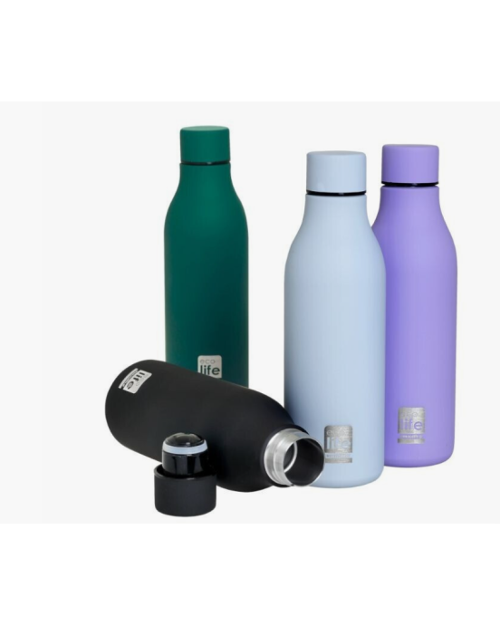 Ecolife Μπουκάλι Θερμός Ανοξείδωτο 550ml Pine Green 33-BO-2354