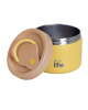 Εcolife Στρογγυλό Θερμός Φαγητού 650ml Κίτρινο  33-BO-9094