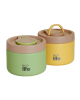 Εcolife Στρογγυλό Θερμός Φαγητού 650ml Κίτρινο  33-BO-9094