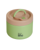 Εcolife Στρογγυλό Θερμός Φαγητού 650ml Πράσινο 33-BO-9095