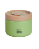 Εcolife Στρογγυλό Θερμός Φαγητού 650ml Πράσινο 33-BO-9095