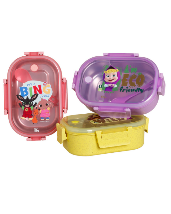 Ecolife  Φαγητοδοχείο 900ml  με χώρισμα 'It's A Bing Thing' 33-BO-9004