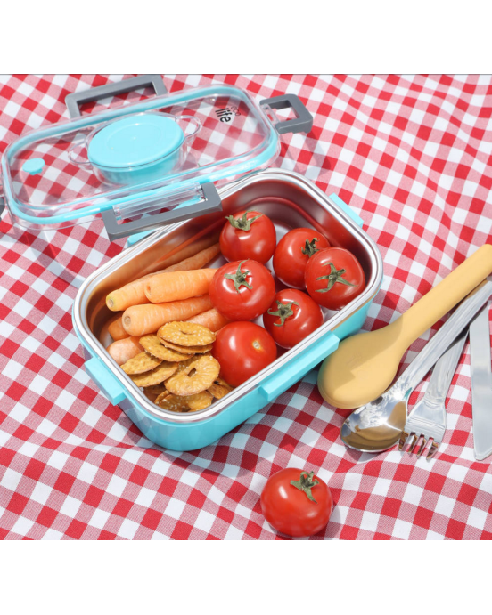 Ορθογώνιο Φαγητοδοχείο θερμ΄ός 850ml Μπλε 33-BO-9051