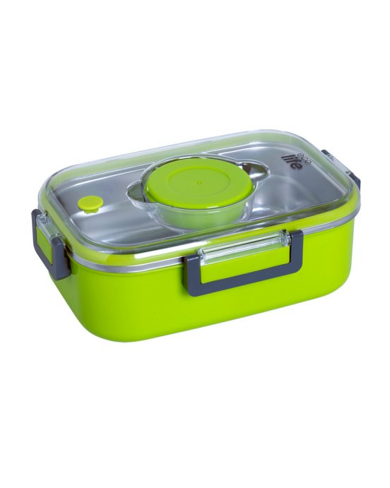 Ορθογώνιο Φαγητοδοχείο θερμ΄ός 850ml Πράσινο 33-BO-9052
