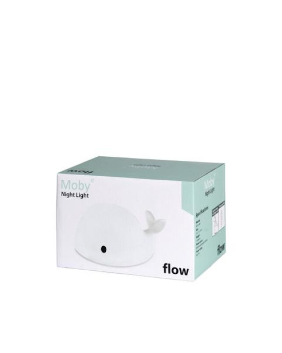 FLOW Φωτιστικό νυχτός Φάλαινα Moby 15εκ. (λευκό)  FL1135027