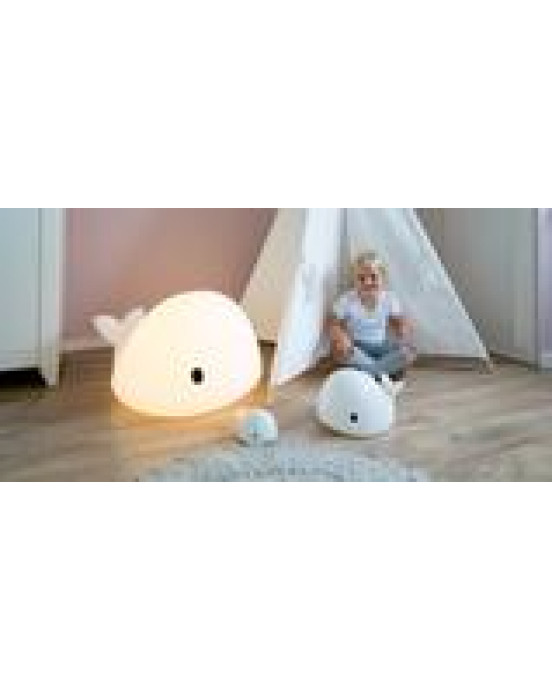 FLOW Φωτιστικό νυχτός Φάλαινα Moby 15εκ. (λευκό)  FL1135027