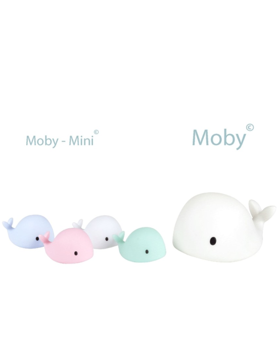 FLOW Φωτιστικό νυχτός Φάλαινα Moby mini (μεντα) FL1425027