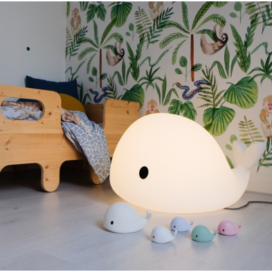 FLOW Φωτιστικό νυχτός Φάλαινα Moby mini (ροζ) FL1445027