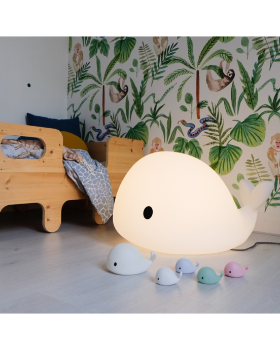 FLOW Φωτιστικό νυχτός Φάλαινα Moby mini (ροζ) FL1445027